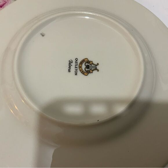 Castleton China U.S.A Belrose 6.25" Bread And Butter Plates Set Of 3 - Picture 5 of 10